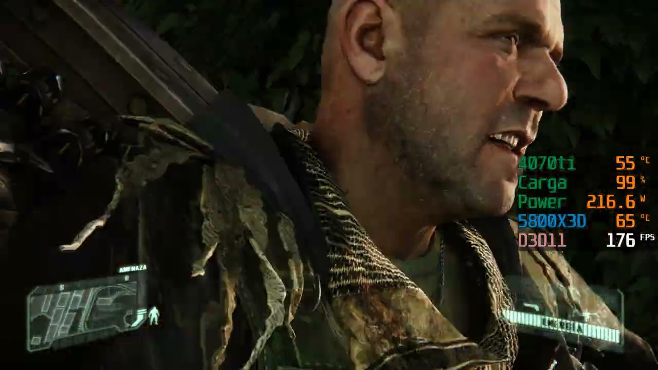 Crysis 3 Remastered [PARTE 2] RTX 4070Ti y Ryzen 7 5800X3D - Gráficos ULTRA 1440p 240Hz - RT en OFF
