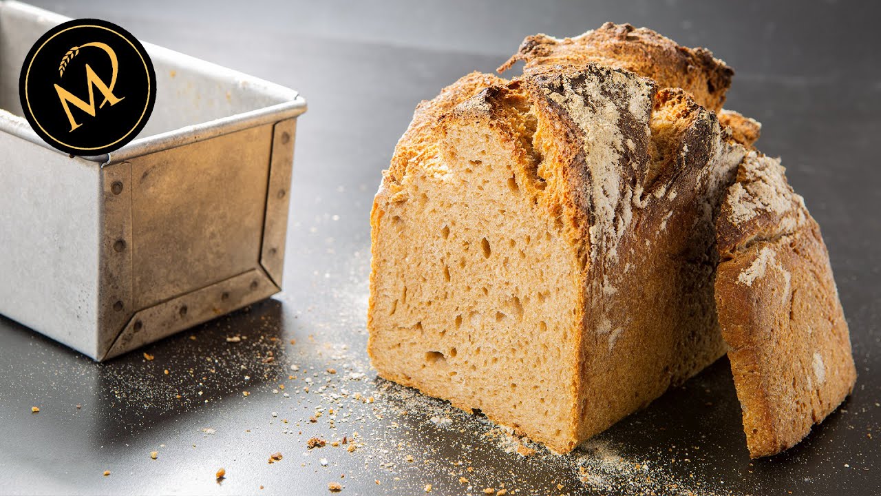 Weizen Emmer Sauerteig Vollkornbrot - Grandioses und aromatisches Brot