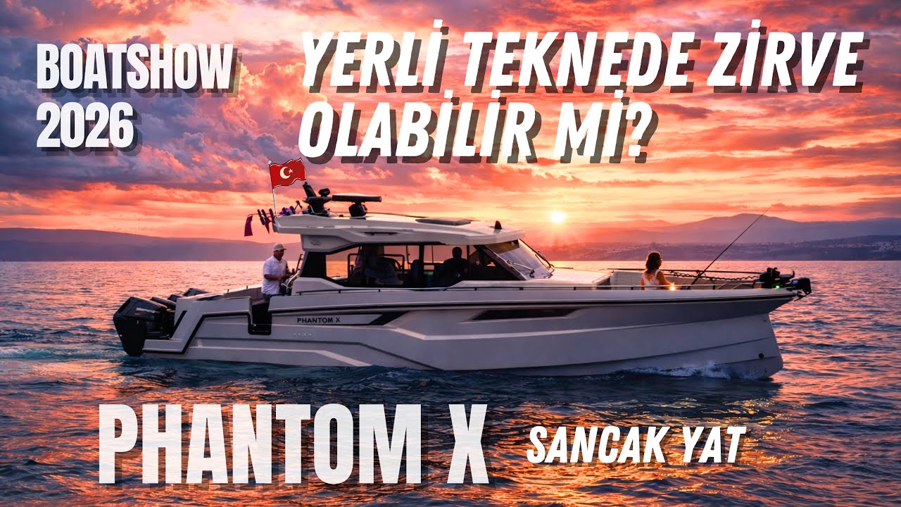 Sizce yerli teknede zirve olabilir mi? SANCAK YAT Phantom X