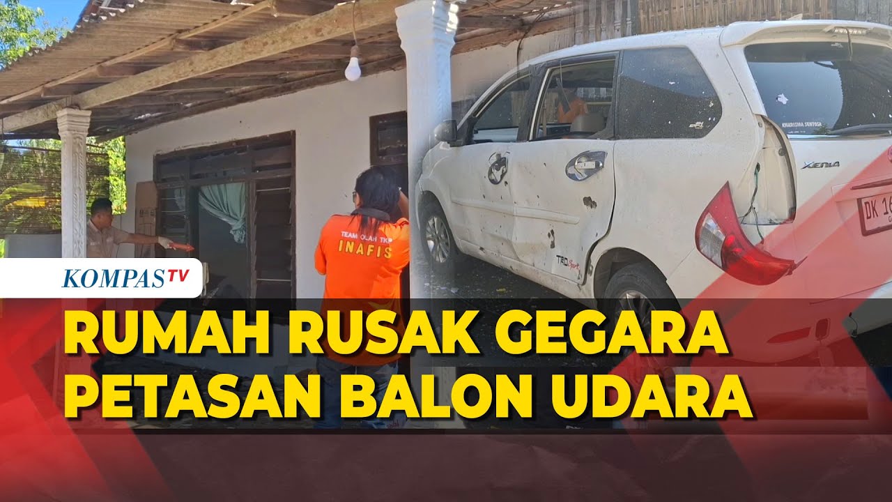Rumah & Mobil Rusak Gegara Petasan Balon Udara di Tulungagung, Polisi Turun Tangan!