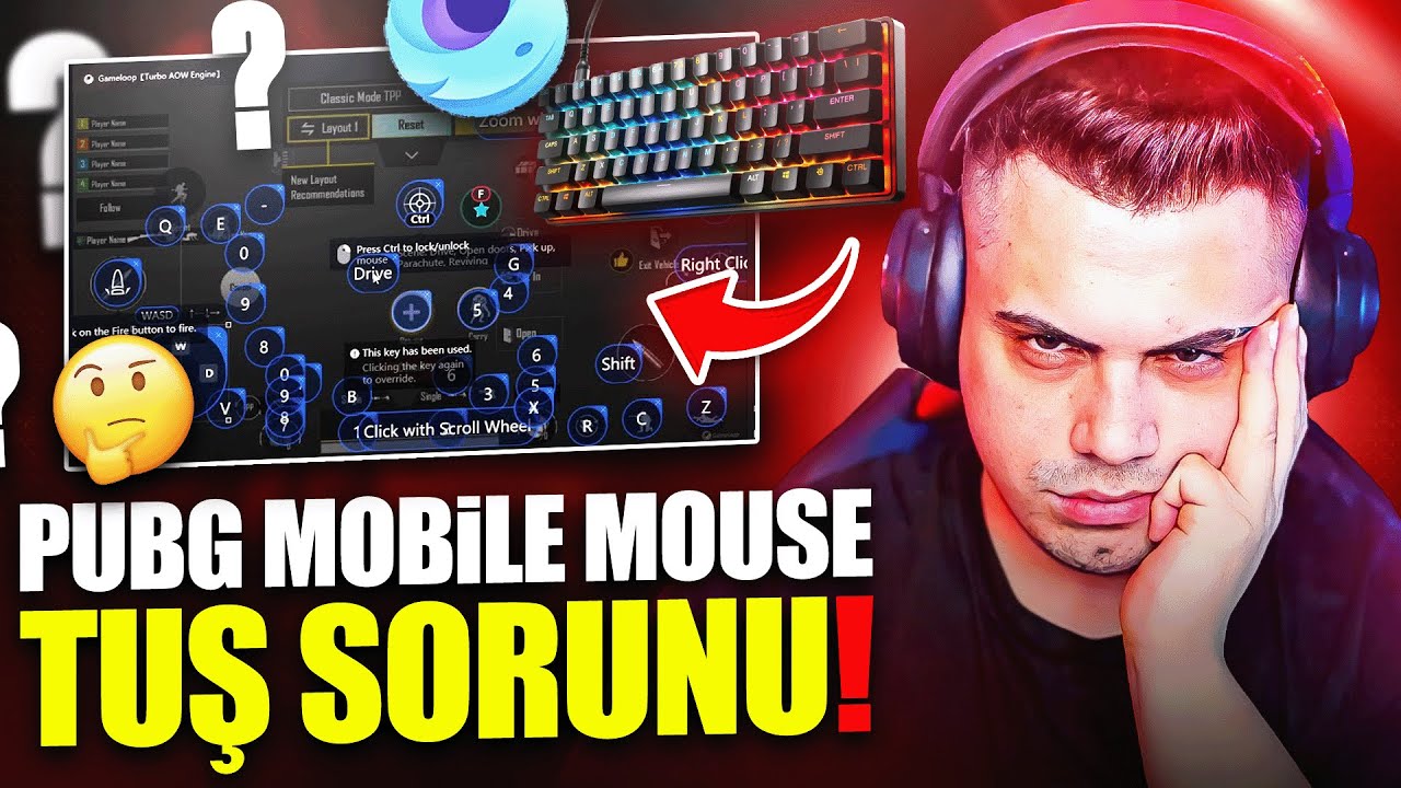 EMÜLATÖR CTRL + MOUSE TUŞ SORUNU %100 ÇÖZÜLDÜ! ✅ | PUBG MOBILE