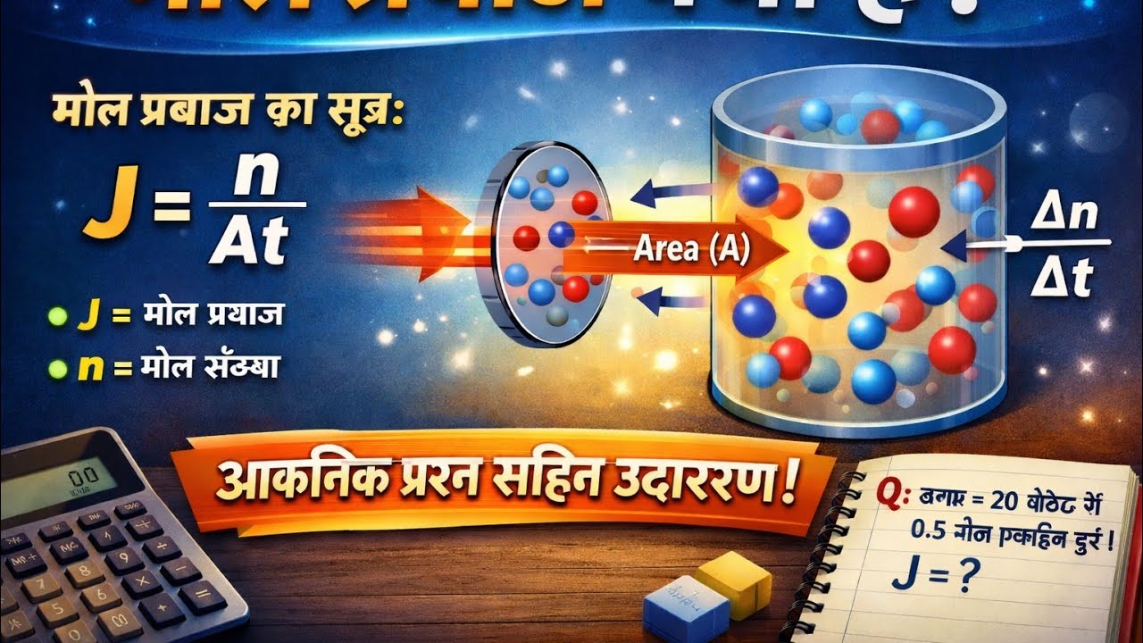 मोल प्रभाज क्या है |मोलअंश | विलयन | mole fraction| sutra l mole fraction numerical |gs by rctiwari 