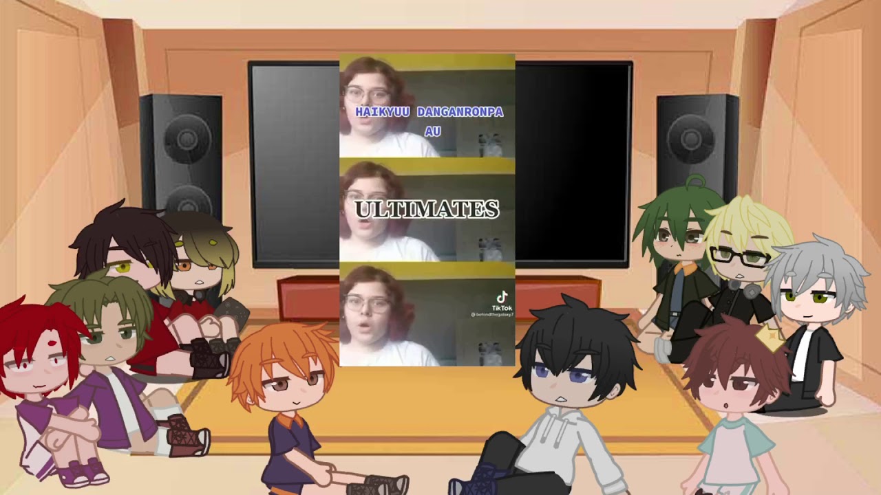 Haikyuu characters Reacting to Haikyuuronpa