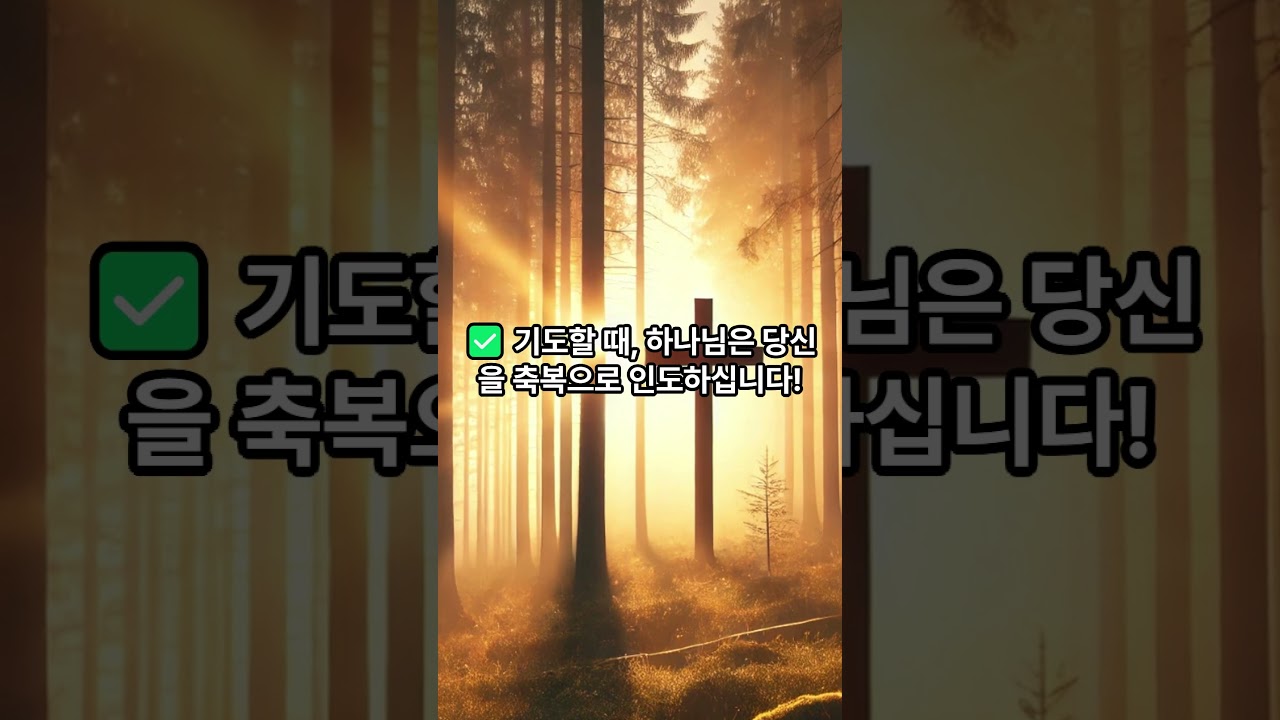 🔥 하나님의 축복, 이렇게 받으세요! 성경이 가르치는 7가지 원칙 🙏✨ 