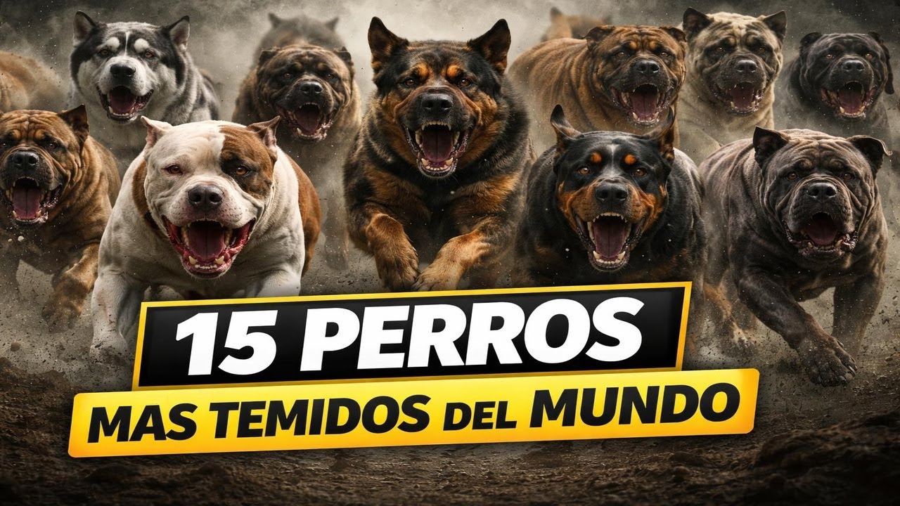 Los 15 perros más PODEROSOS del MUNDO 🐺🔥 | Las Razas Más Fuertes y Respetadas