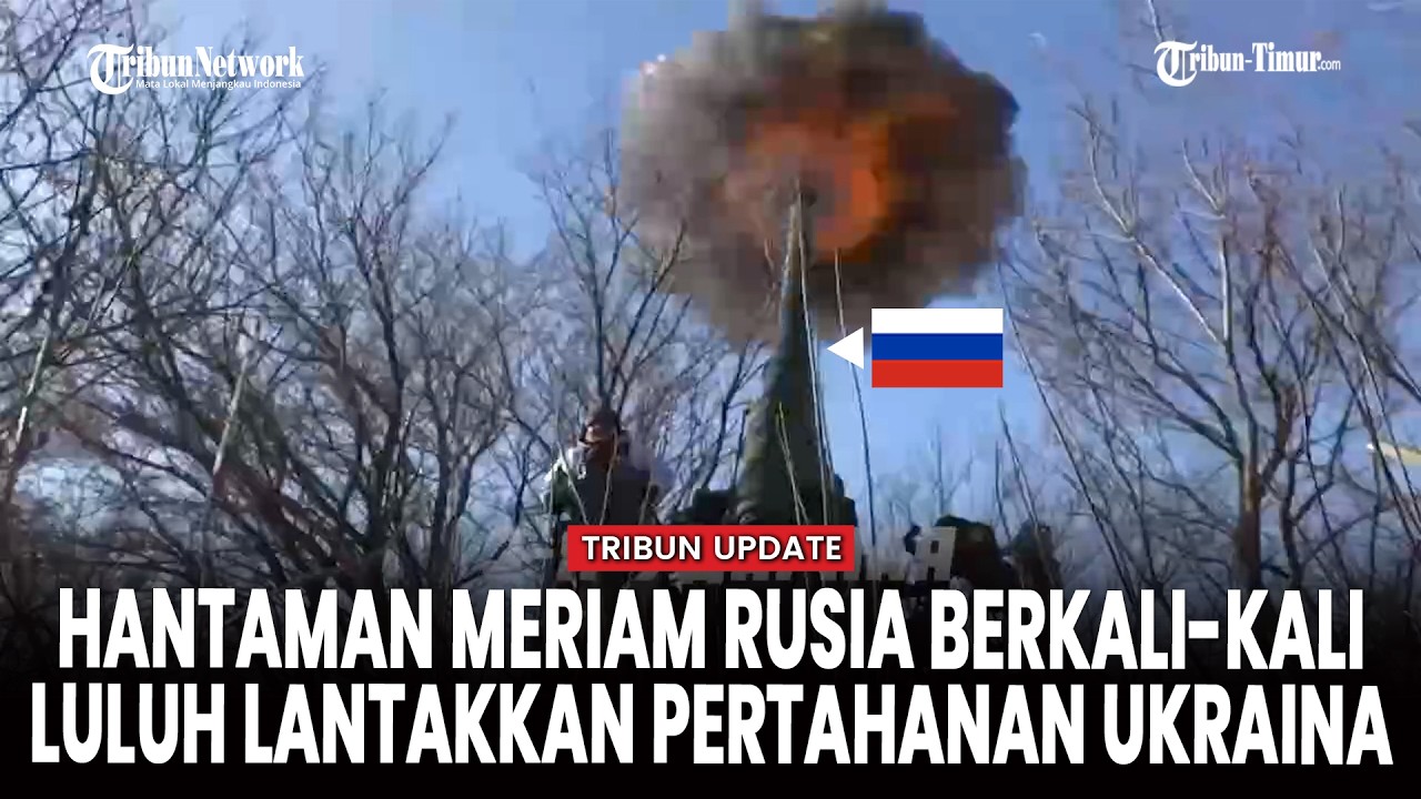 Hujan Artileri Rusia Tanpa Henti, Bikin Tempat Persembunyian Tentara Ukraina Membara