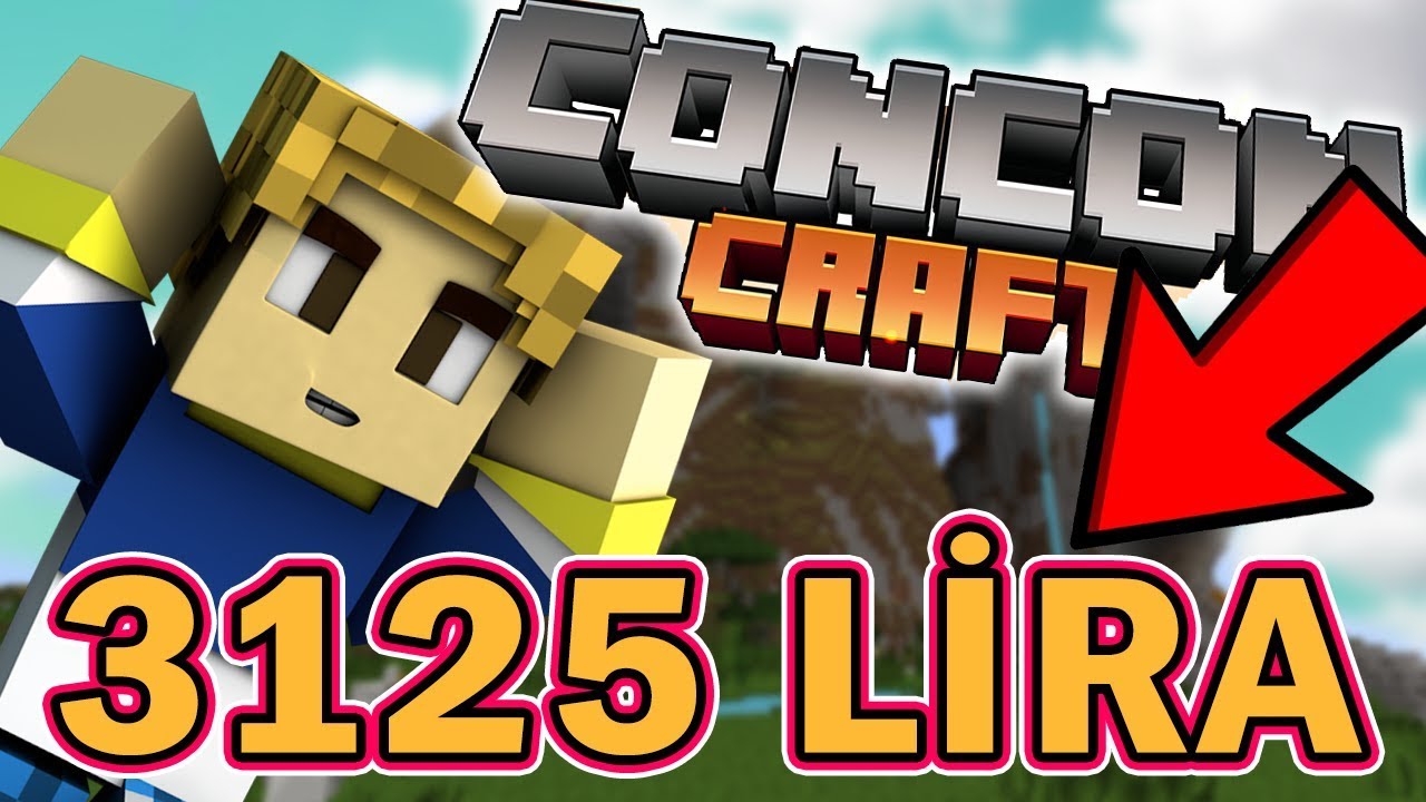 3125 LİRA PARA HARCADIM! - CONCONCRAFT #6 - MINECRAFT