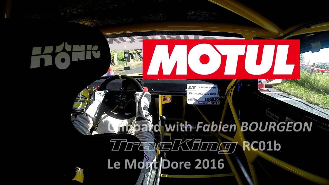 Onboard Fabien BOURGEON - TracKing RC01b - Le Mont Dore 2016