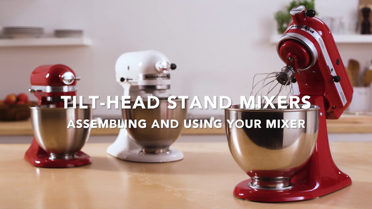 How to assemble your tilt head KitchenAid stand mixer