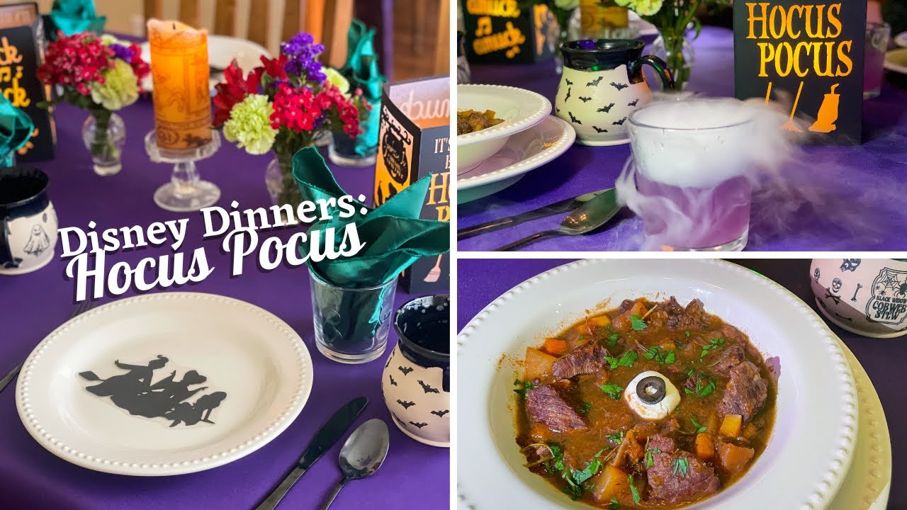 Disney Dinners: Hocus Pocus | Halloween Party Ideas