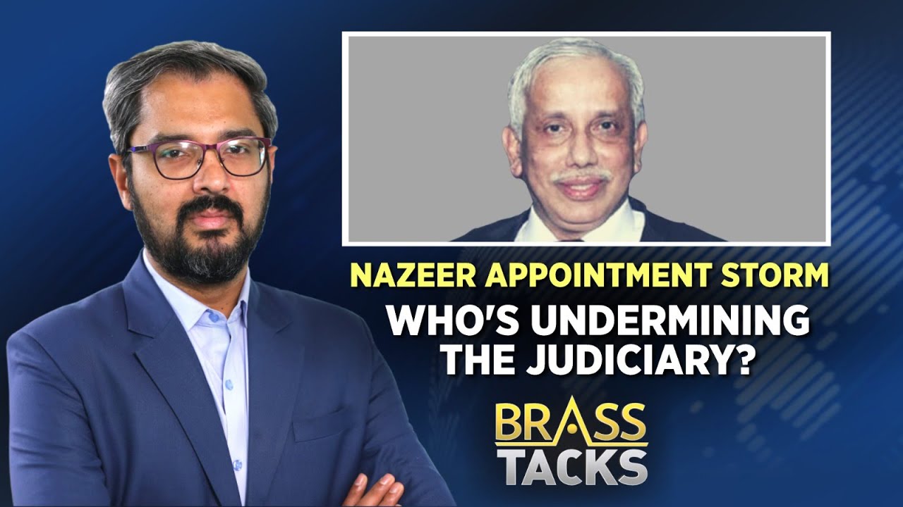 Nazeer Appointment Storm: Who's Undermining Judiciary? | Brass Tacks | English News | S Abdul Nazeer