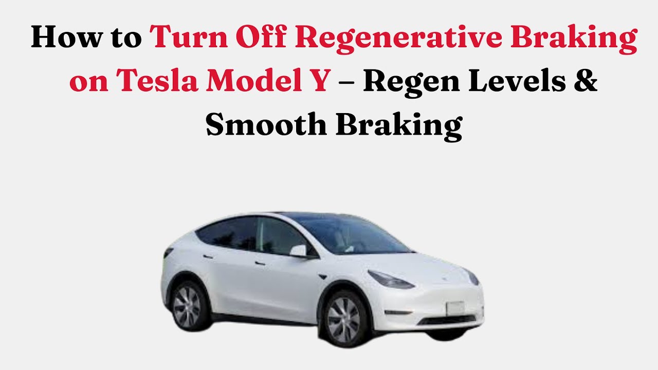Как отключить рекуперативное торможение на Tesla Model Y &mdash; уровни рекуперации и плавное торможение