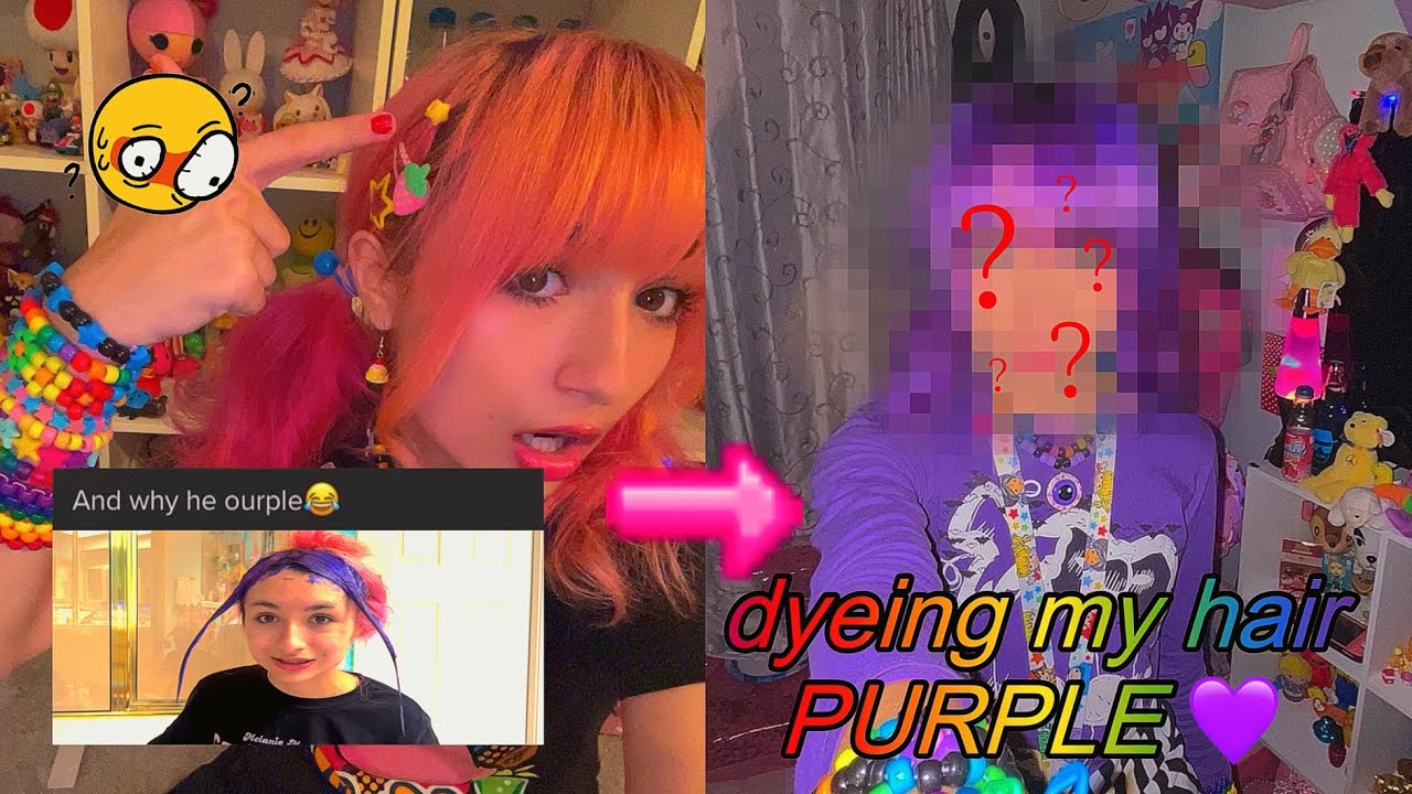 dying my hair purple at 3 am (and other things.)