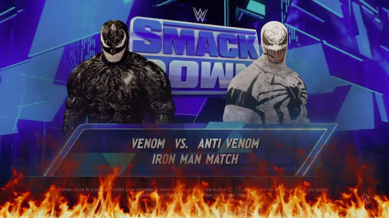 WWE 2K25 | Веном против Анти-Венома &ndash; решающая битва симбиотов 💥 Полный геймплей матча | Легендар...