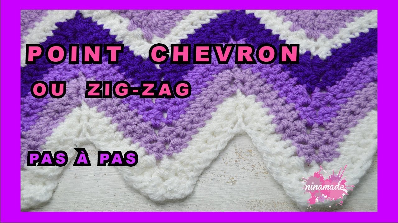 DIY. Point Chevron Pas à Pas // Chevron Crochet Stitch
