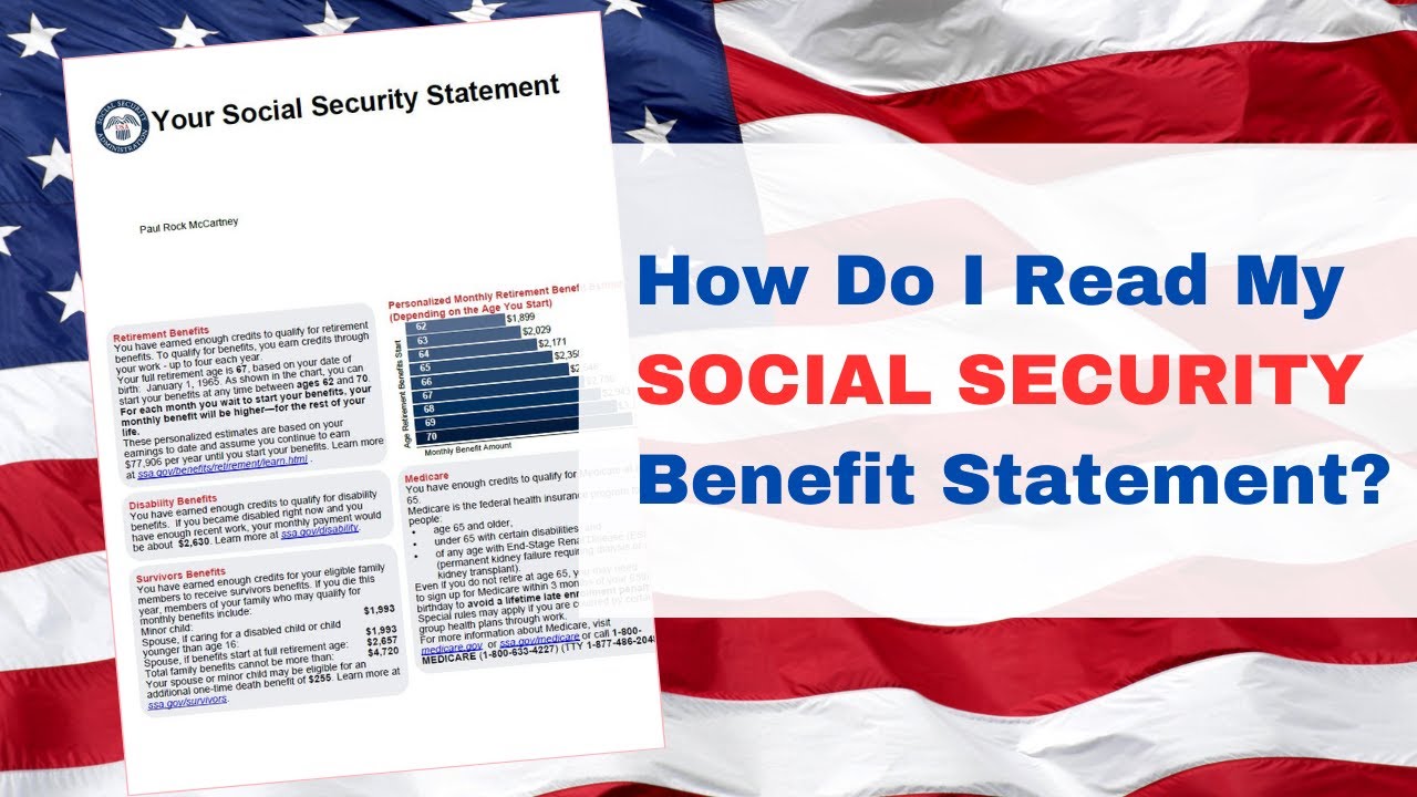 Social Security for Beginners: What You NEED To Know About Your Benefit Statement