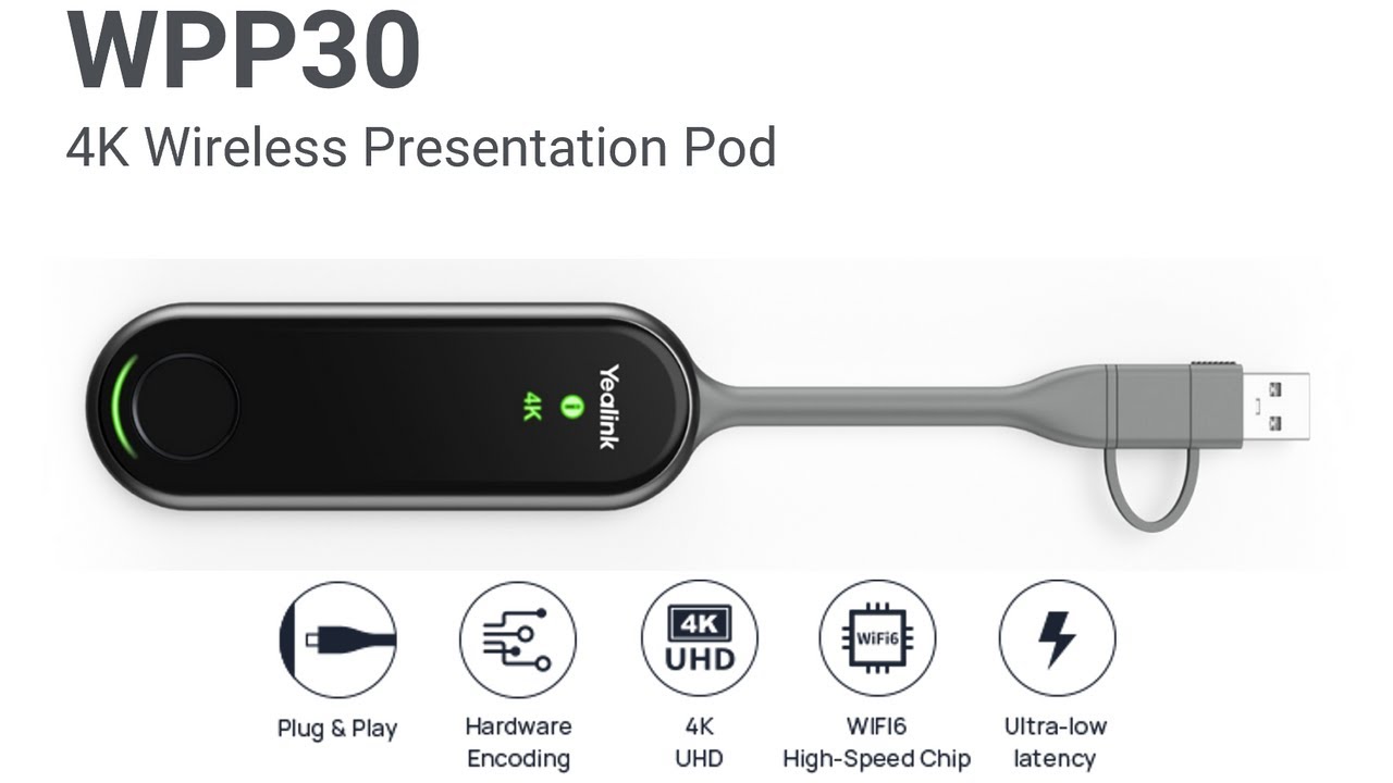 Yealink WPP30 Wireless Presentation Pod BYOD Demo