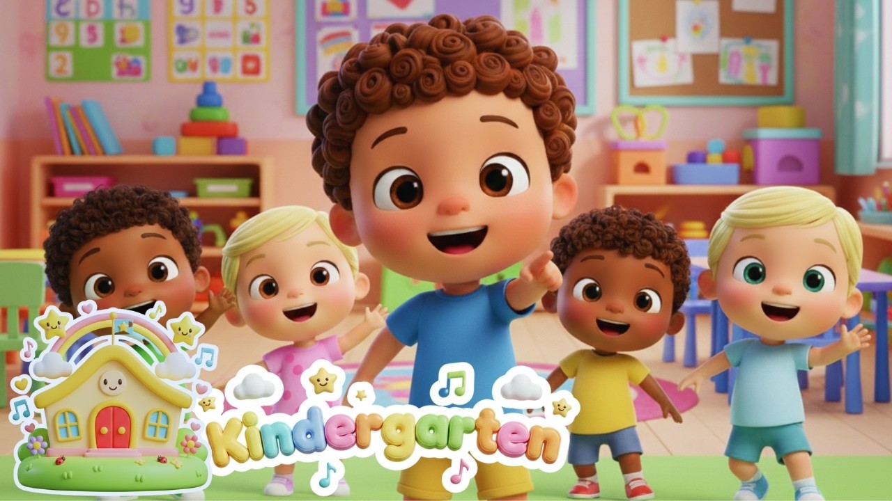Music Time 🎶 | Fun Sing-Along Kindergarten Song for Kids & Toddlers