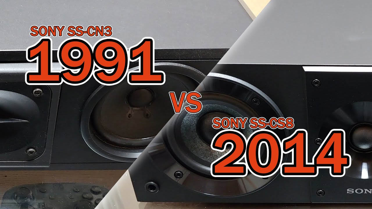 【空気録音】SONY SS-CN3(1991) vs SS-CS8(2014)