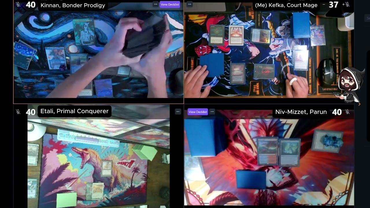 CEDH Tournament Game 1! Kinnan vs. Kefka vs. Niv-Mizzet vs. Etali