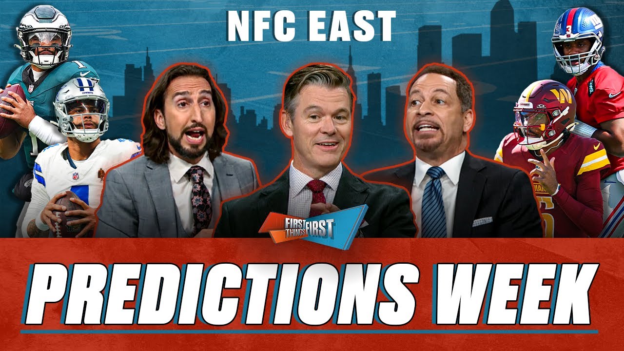 NFC East: Nick, Brou unveil their division predictions amidst Cowboys offseason | FIRST THINGS FIRST