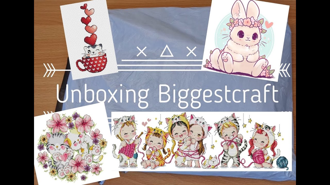 Unboxing Biggestcraft / Point de croix / Partenarial