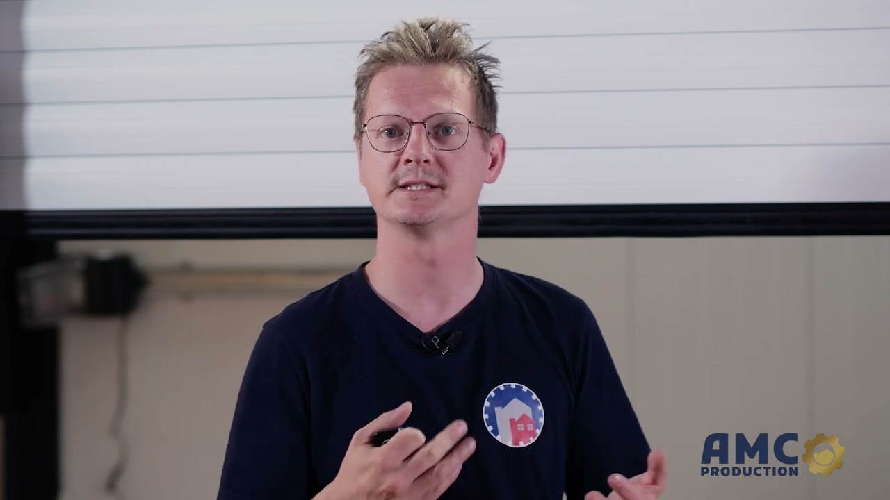 Présentation de la porte de garage à enroulement plafond