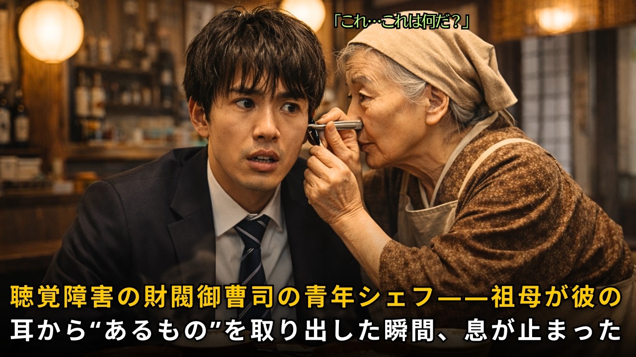 聴覚障害の財閥青年シェフ——祖母が彼の耳から“あるもの”を取り出した瞬間、息が止まった…… ｜人生の教訓｜オーディオブック