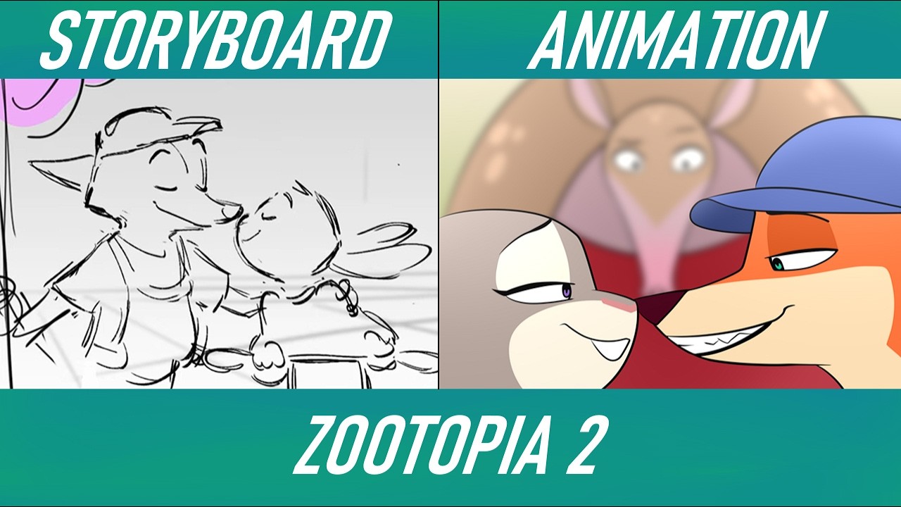 Zootopia 2 deleted scene but animated in 2D