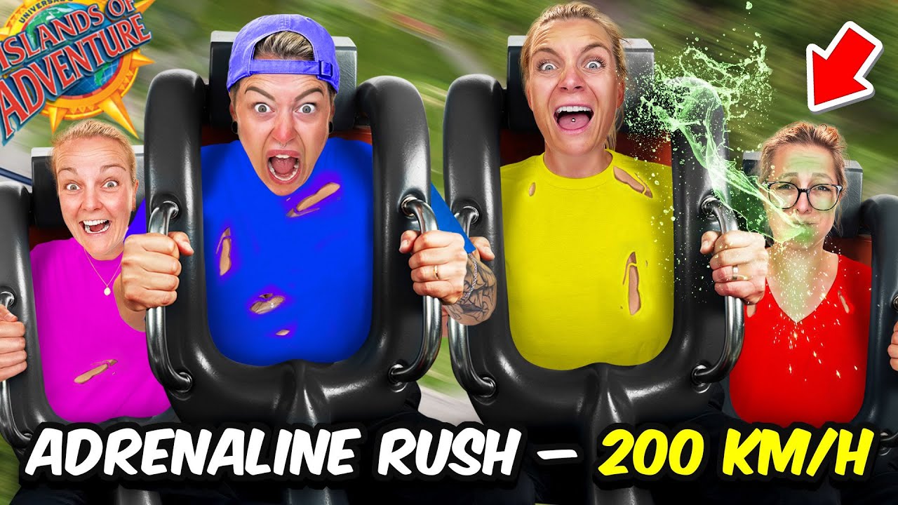 KRASSESTEN ACHTERBAHNEN  🤢🎢 - PITSCHNASS👀 bis auf die HAUT !!