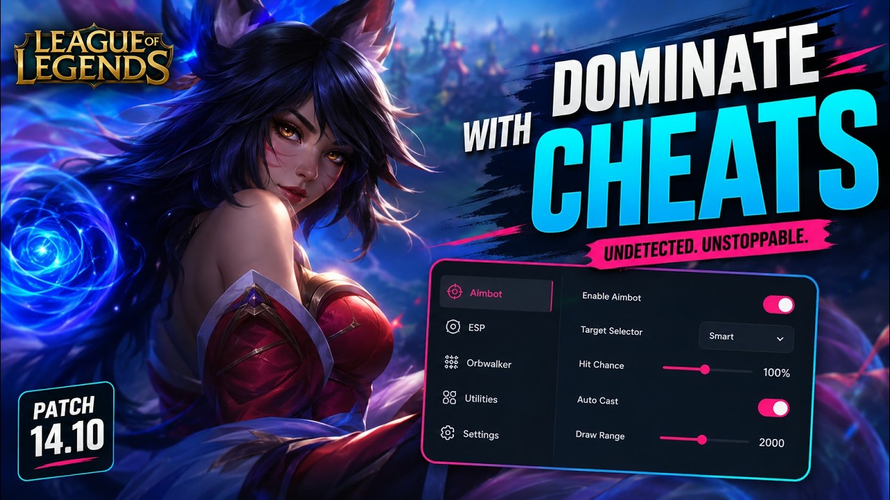 LOL Cheats - Win Every Game With Best Free Undetected League Of Legends Cheat in 2026! UPDATED