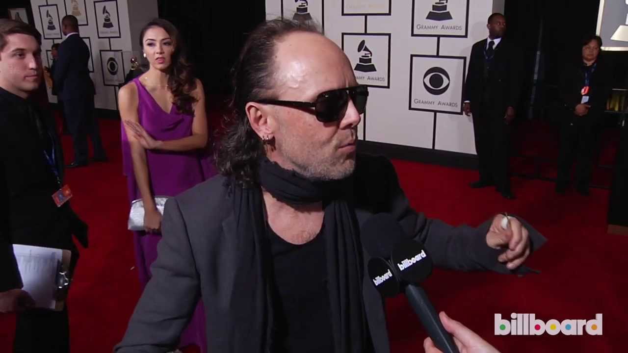 Lars Ulrich on the GRAMMYs Red Carpet 2014
