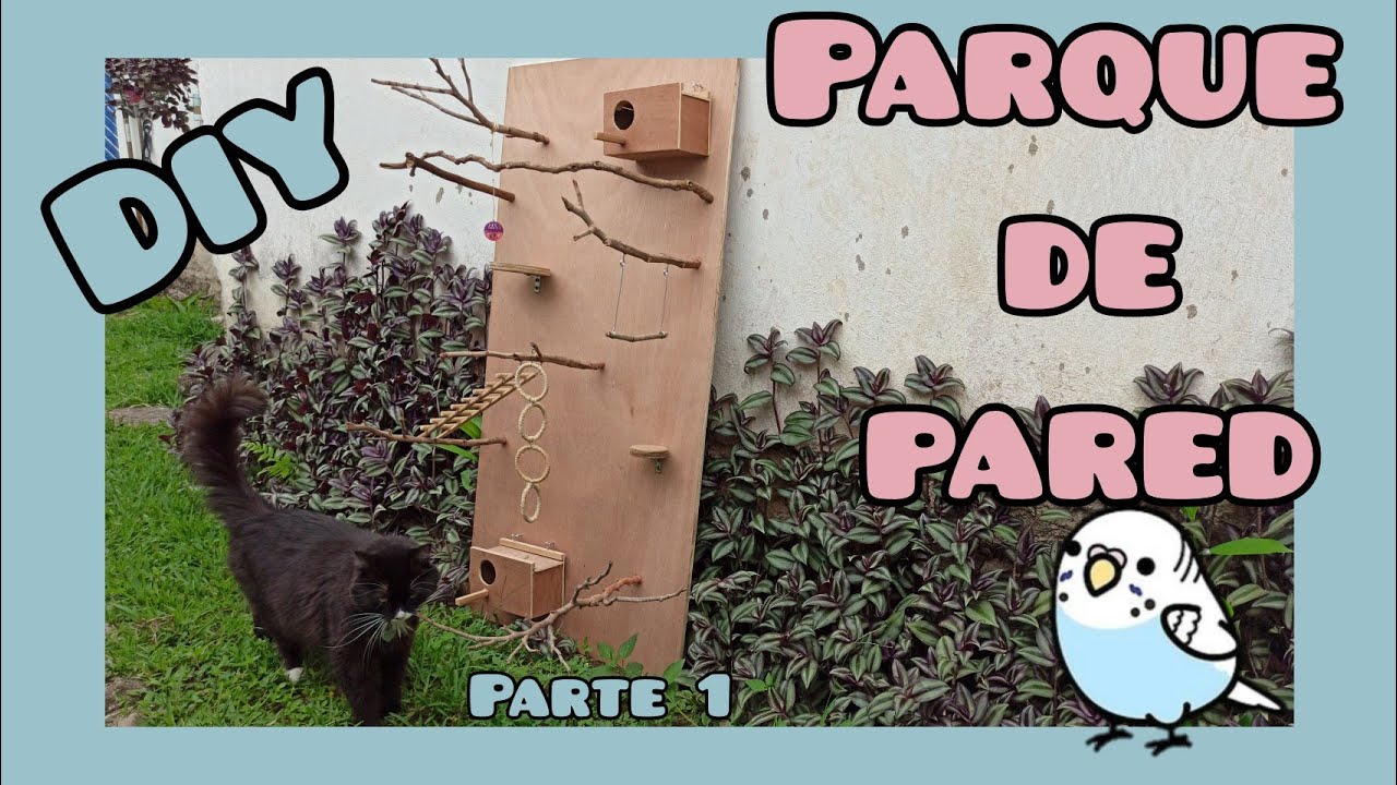 ¡Parque de juegos para aves! | DIY | Periquitos Australianos