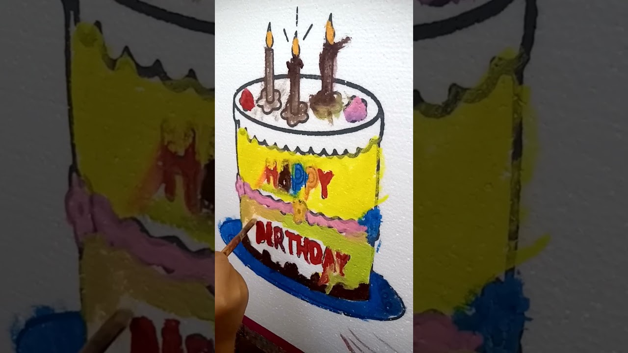 Reashi Mewarnai Kue Ulang Tahun Warna-Warni
