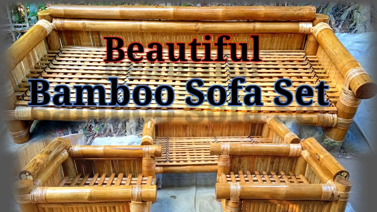 How To Make a Bamboo Sofa Set || Making SofaSet