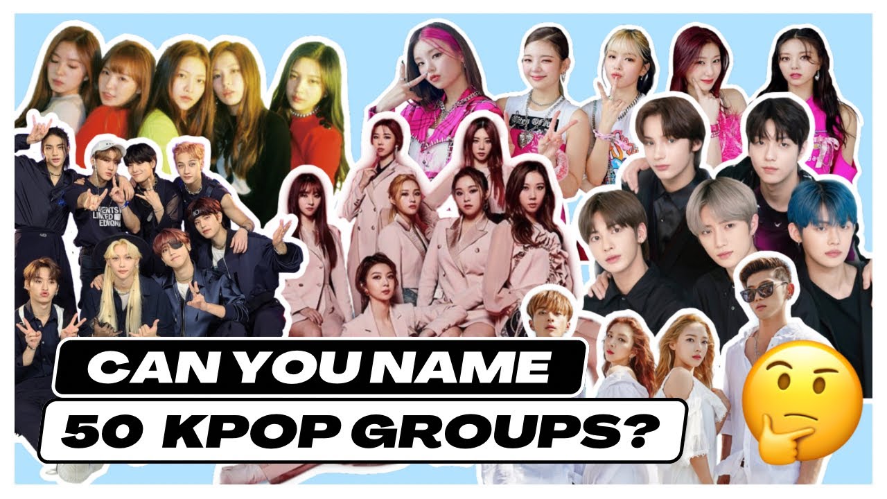 CAN YOU NAME THESE 50 KPOP GROUPS? [KPOP GAME] K-Pop Roulette
