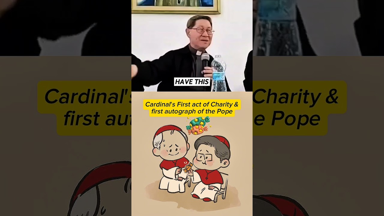 Cardinal Tagle & Pope Leo XIV during Conclave