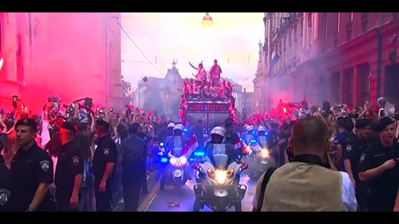 Kroatien: Über 300.000 Fans feiern WM-Helden