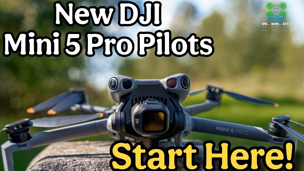 Советы для начинающих по использованию DJI Mini 5 Pro | Более плавная и качественная съёмка — это...