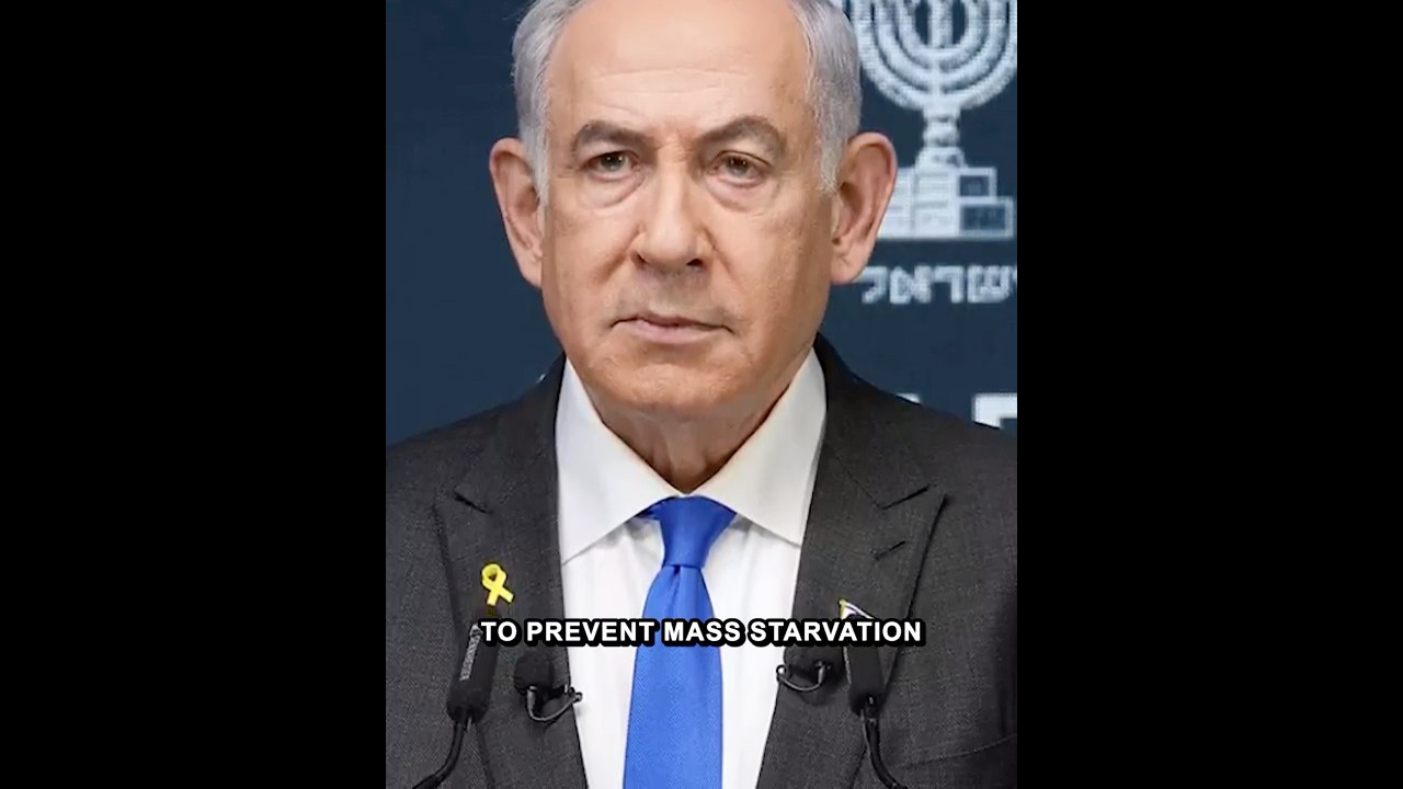 Netanyahu called the report &ldquo;an outright lie,&rdquo; denying any Israeli policy of starvation in Gaza