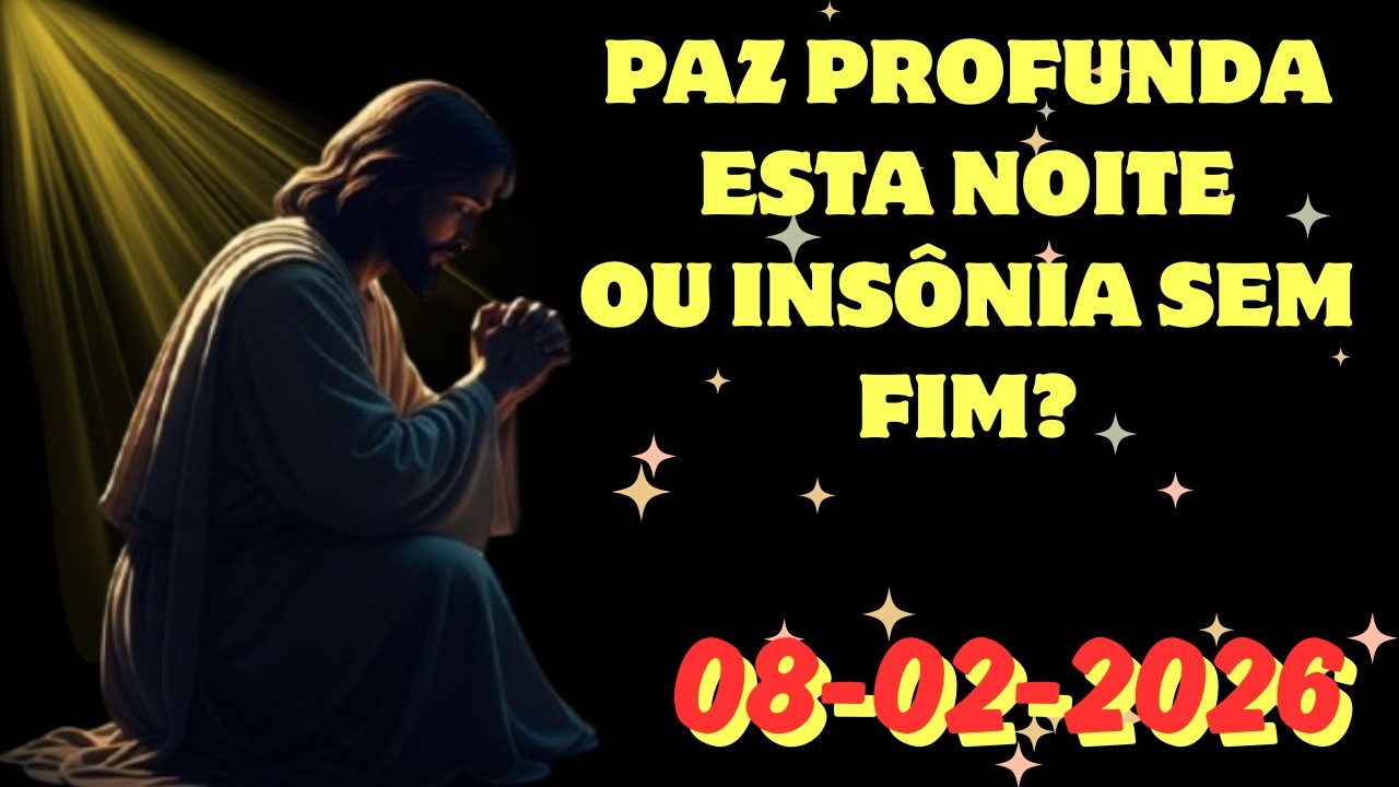⚠️ DEUS ACABOU DE FALAR: ESSA NOITE VOCÊ DORME EM PAZ OU CONTINUA SOFRENDO? 🛑