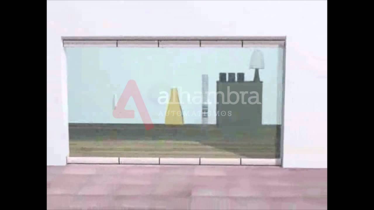 Cerramiento acristalado vertical sin perfiler&iacute;a