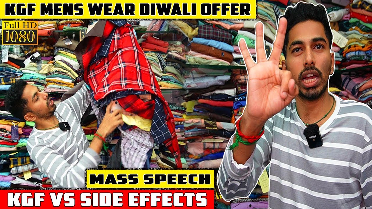 KGF Menswear Diwali Offer 2023💥Open Challenge💥Part -1💥Rider Machine Vlogs
