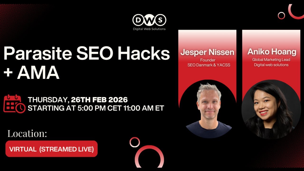 Parasite SEO Hacks + AMA with Jesper Nissen