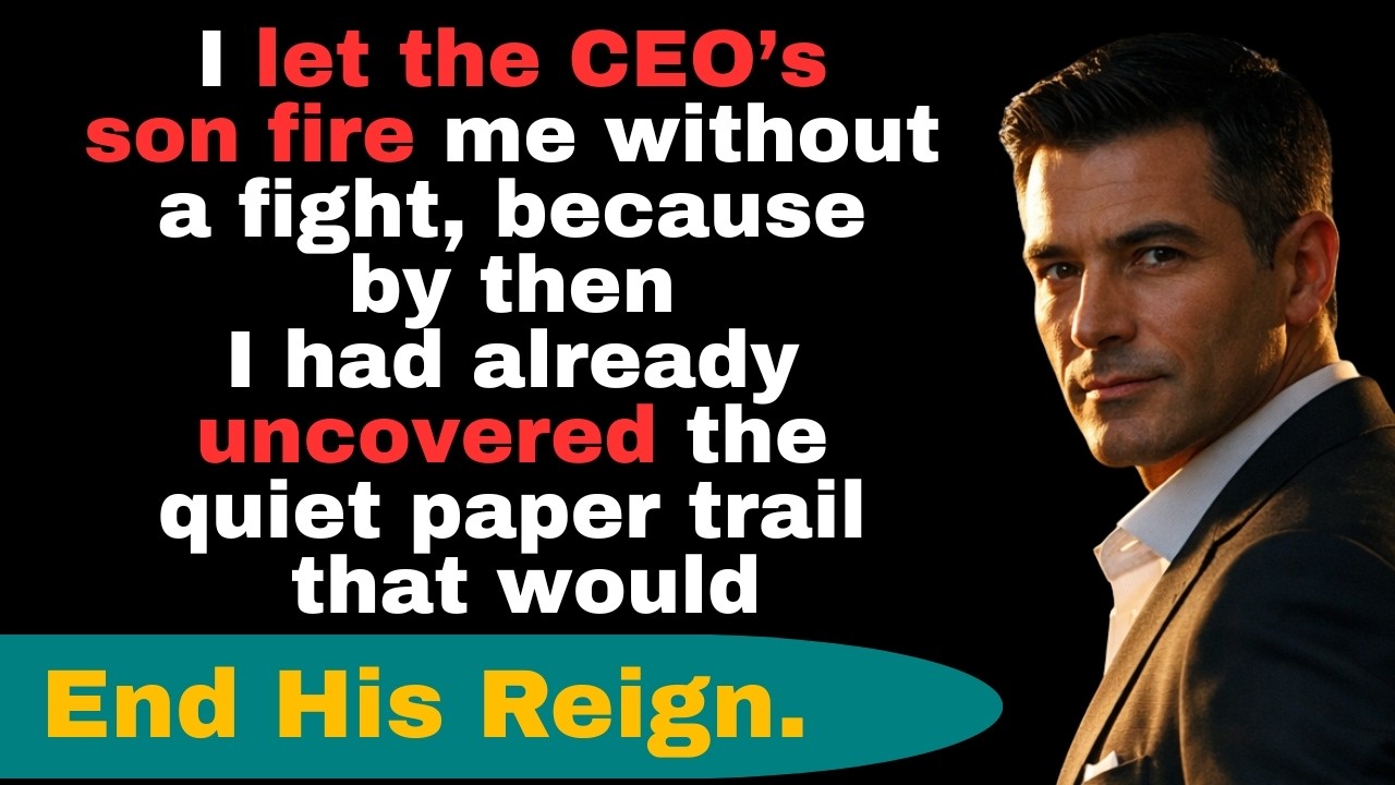 The CEO’s Son Fired Me. So I Exposed His Illegal Power Grab. Ruthless Revenge. #revengestory