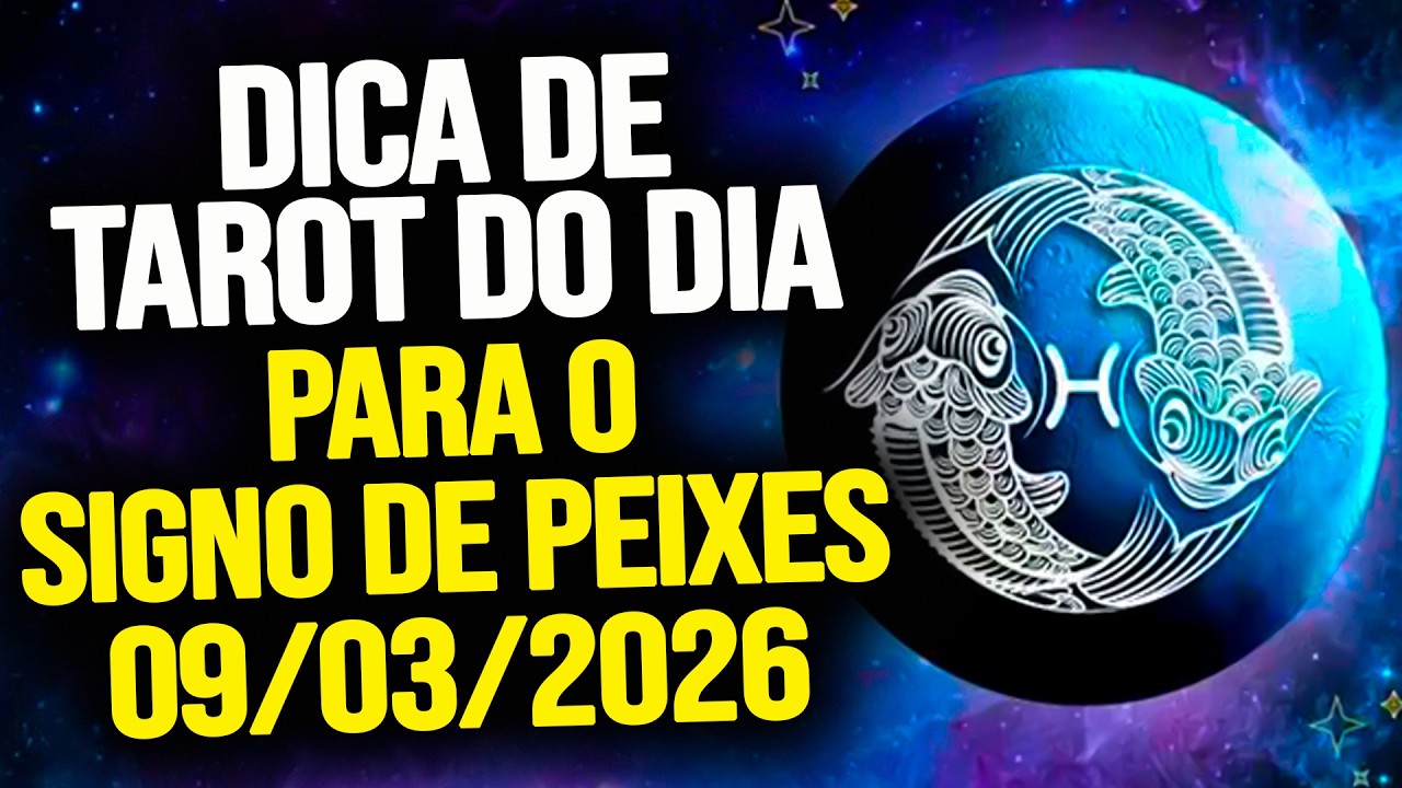 PEIXES ♓️ // SEGUNDA DIA 09/03/2026 - DICA DE TAROT PARA O SIGNO DE PEIXES