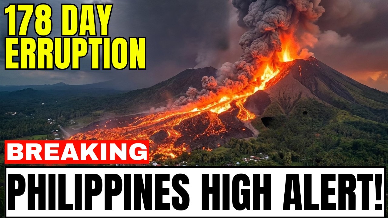 Philippines' Most Active Volcano ERUPTS - Burning Avalanche You CAN'T Outrun!