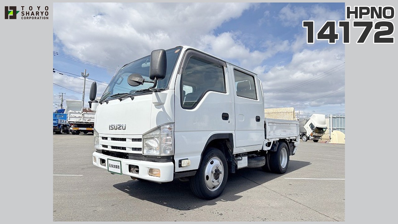 [PG付ダブルキャブ] H22 エルフ 6人乗り パートタイム4WD