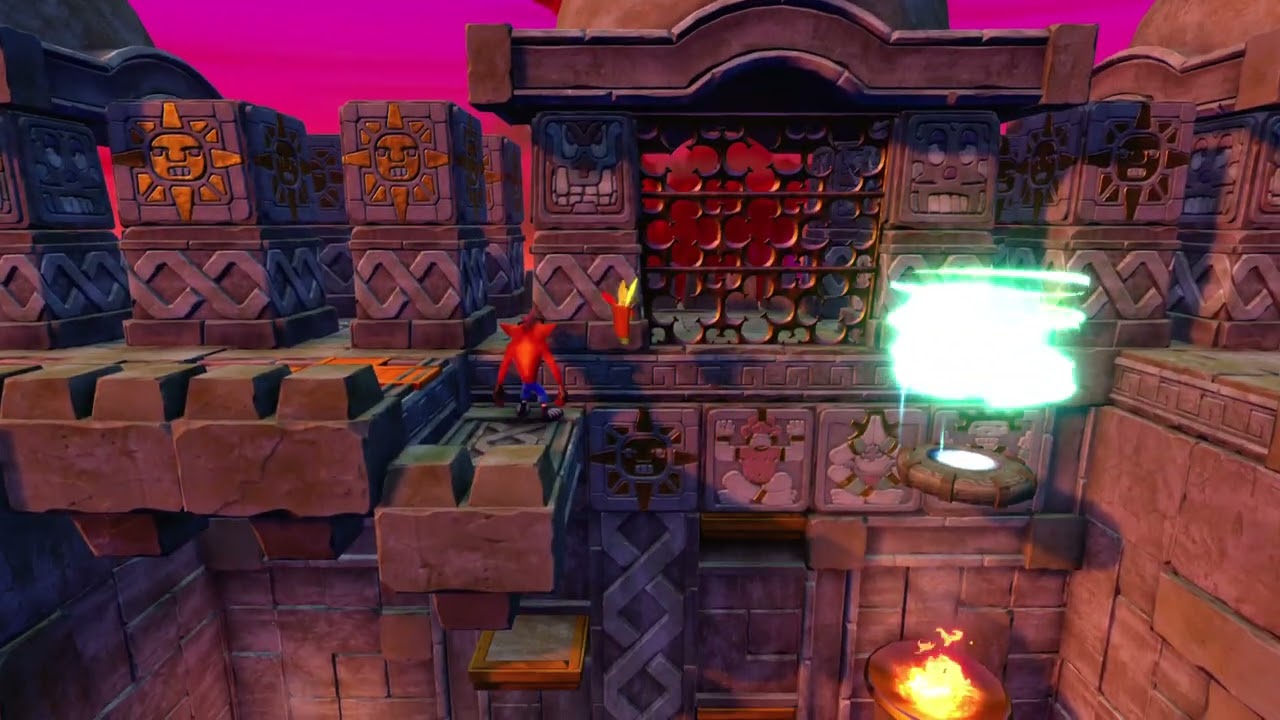 crash bandicoot 1 .odc.4. kolorowy klejnot za 0 śmierci .