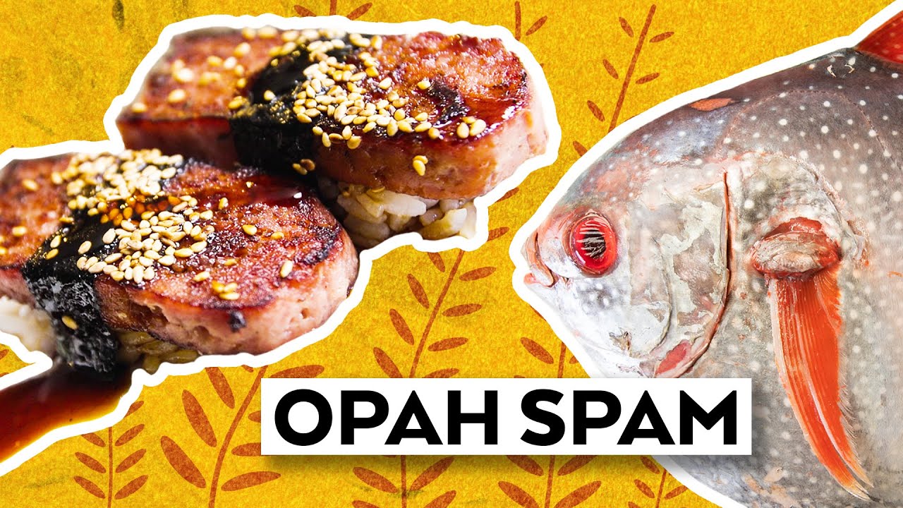 SPAM from a FISH - How to make OPAH SPAM MUSUBI